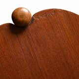 Scandinavian vintage teak coffee table, 1950s-60s