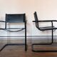 Pair of armchairs cantilever bauhaus 70s