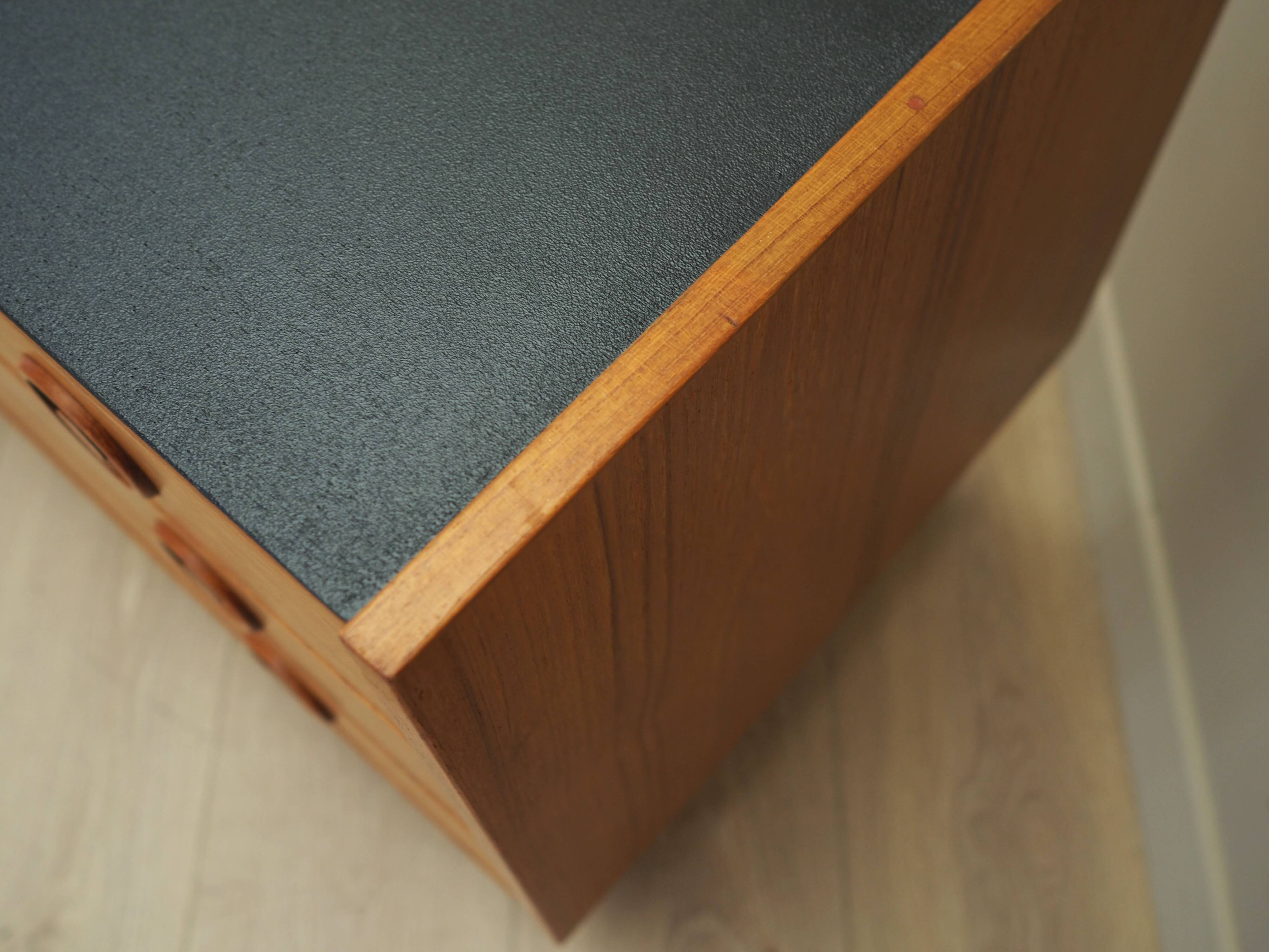 Teak chest of drawers, Danish design, 1970s, production: Denmark