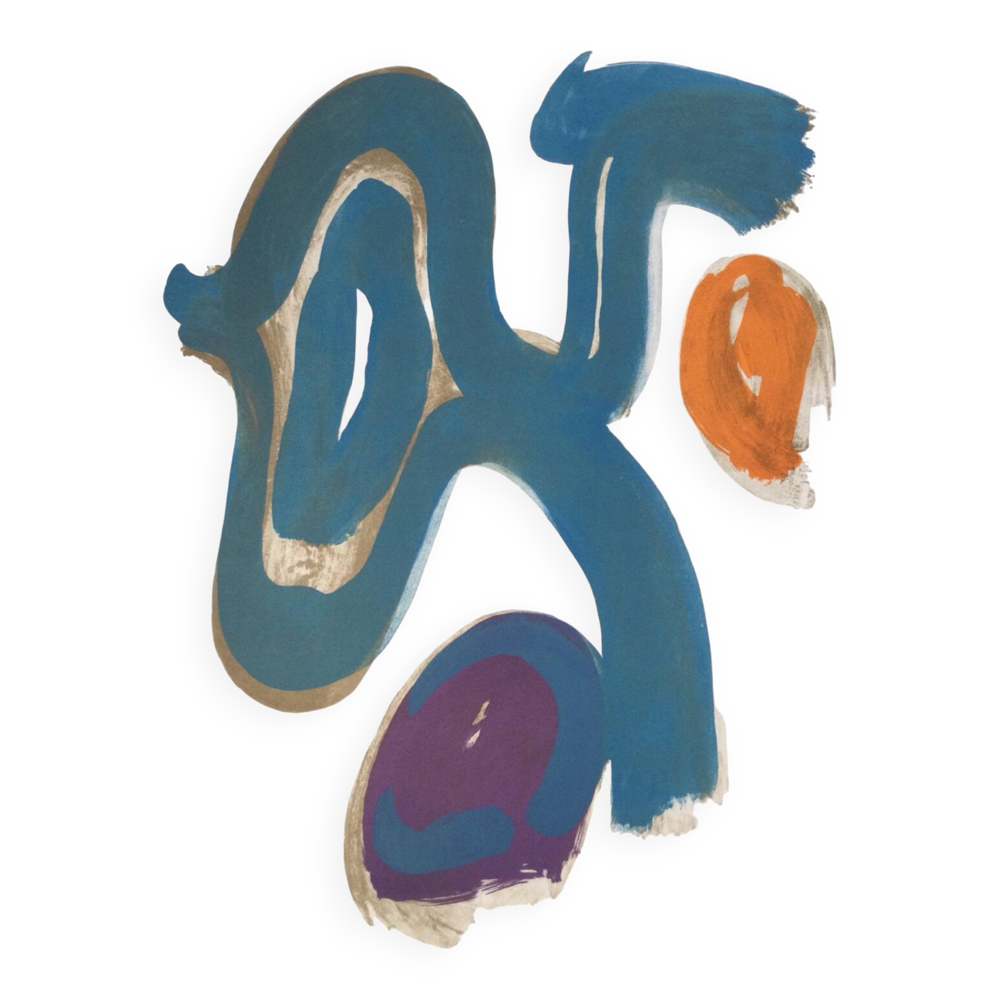 Lithographie originale signée de james pichette ( 1920-1996)