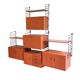 Vintage teak wall system by Musterring – modular design