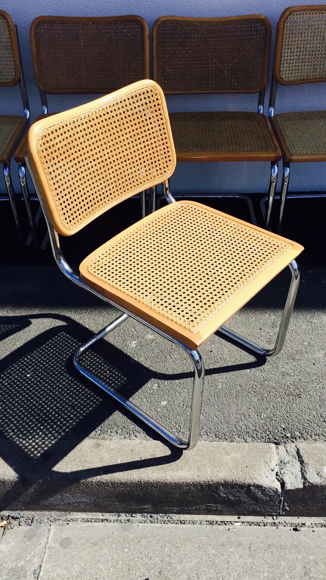 Set of 5 chairs cesca b32 by Breuer