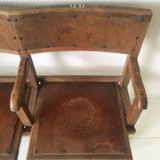 Chairs of foldable and industrial cinema by Luterma Estonia 1940s