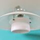 Large white suspension with cups. "Form Light" Denmark 1970