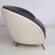 Grey velvet sofa by Guglielmo Veronesi for ISA, circa 1950.