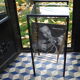 Furniture ranges metal discs and vintage smoked glass 1970