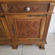 Buffet ancien en chêne massif – Estampillé "RF" (Origine Administration)