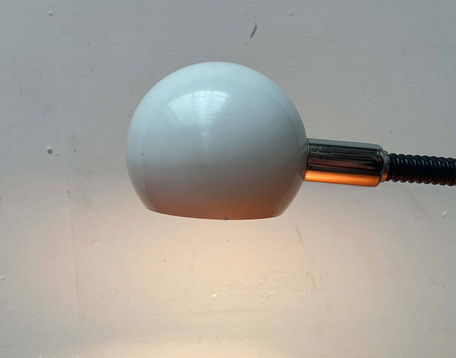 Cobra Snake clamp table lamp from the space age, 1970s