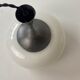 Old vintage opaline bell pendant lamp