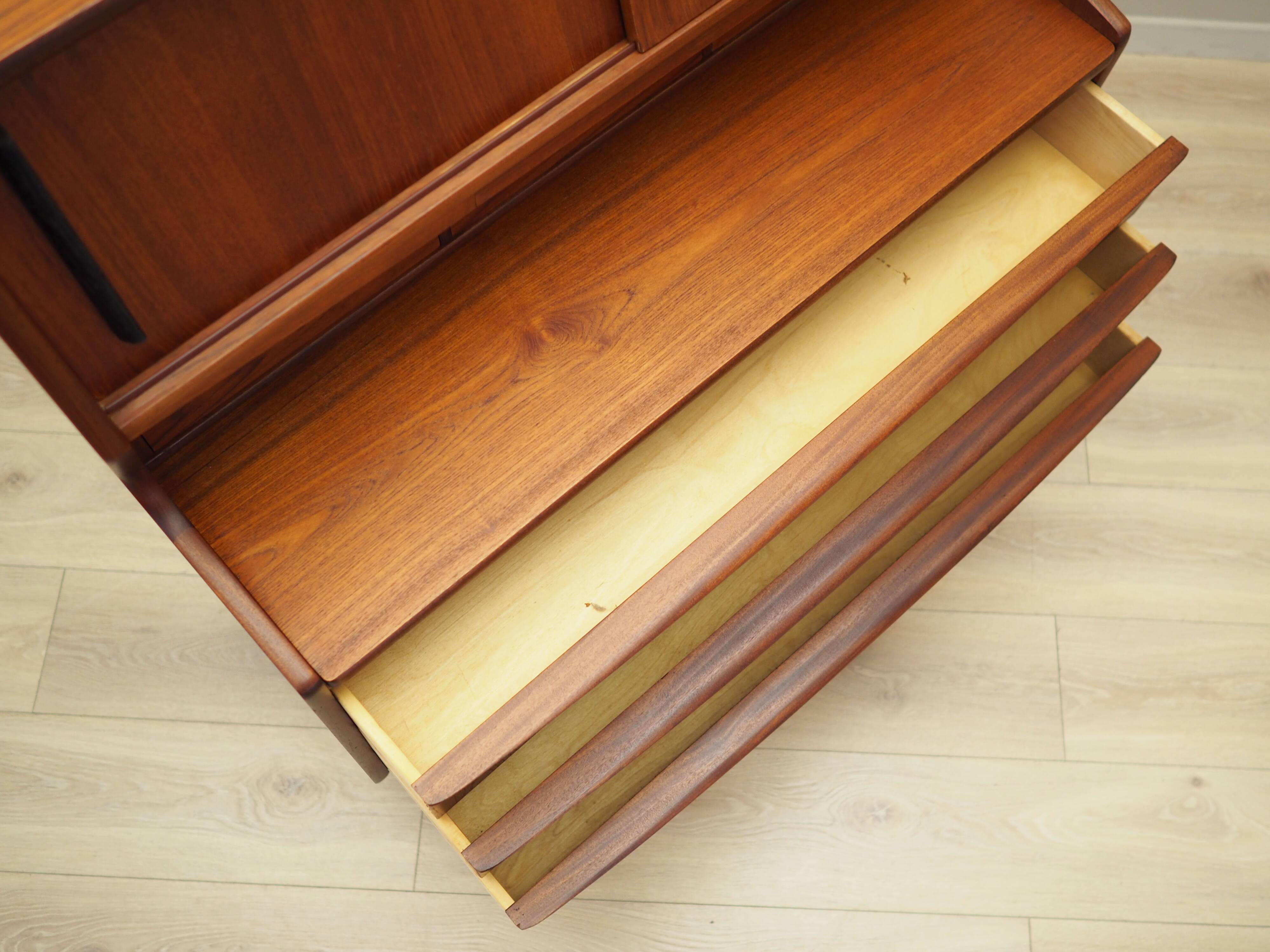 Teak secretary, Danish design, 1970s, production: Denmark