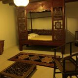 Chinese four-poster bed