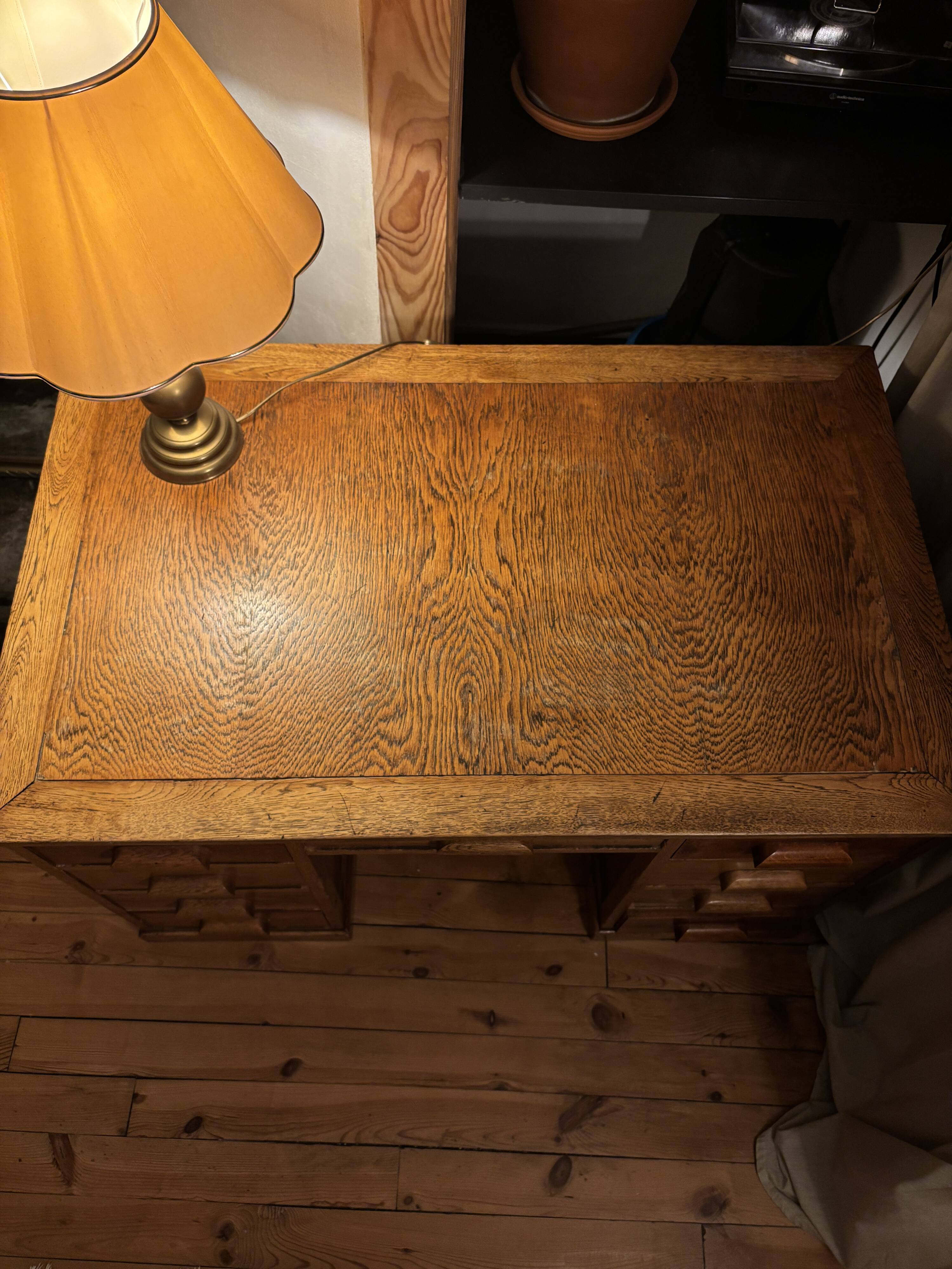 Vintage oak desk