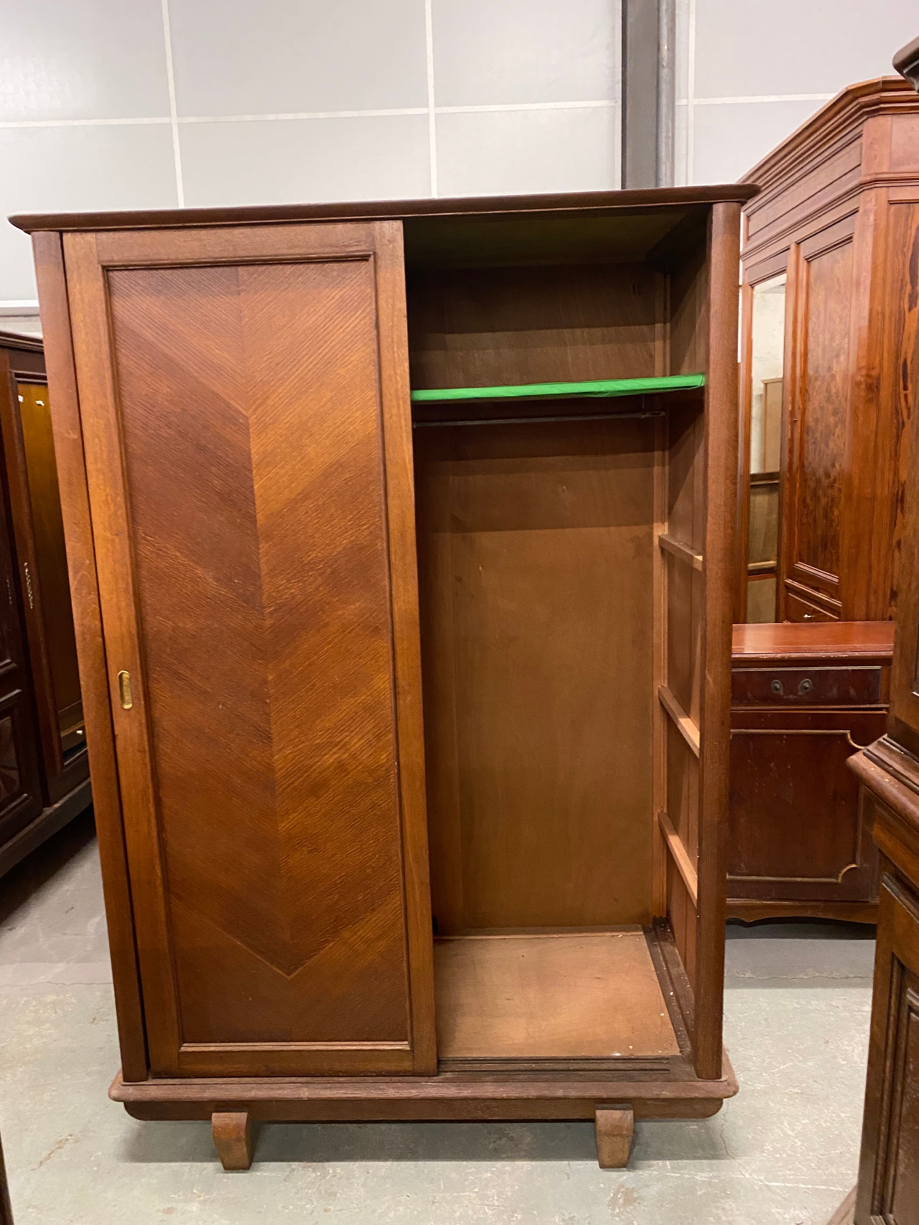 School cabinet sliding door