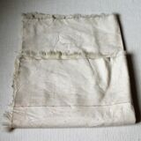 Vintage white goat skin 132 X 120 cm