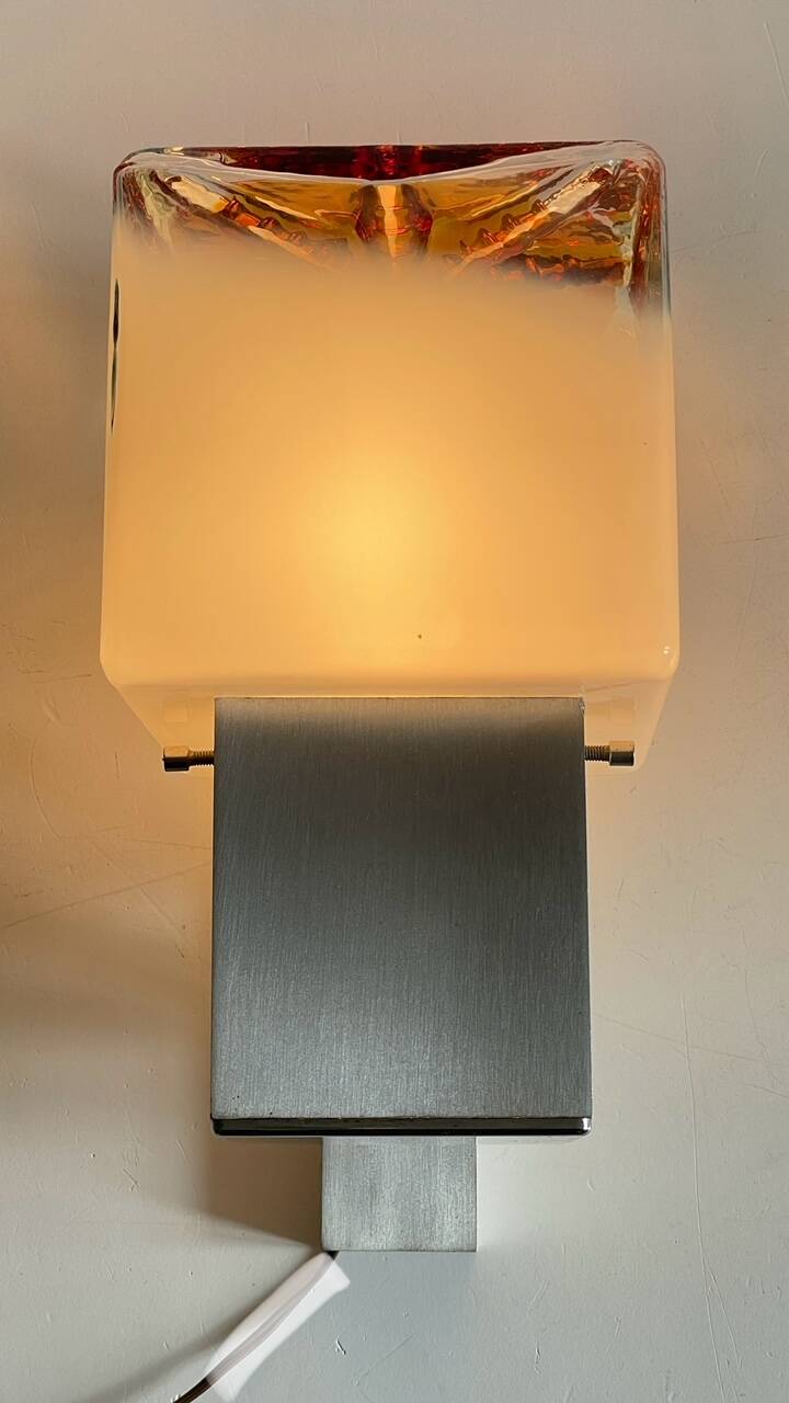 Space age style mazzega wall light