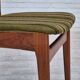 1960s, set of 4 Danish dinning chairs, solid teak wood, original condition.