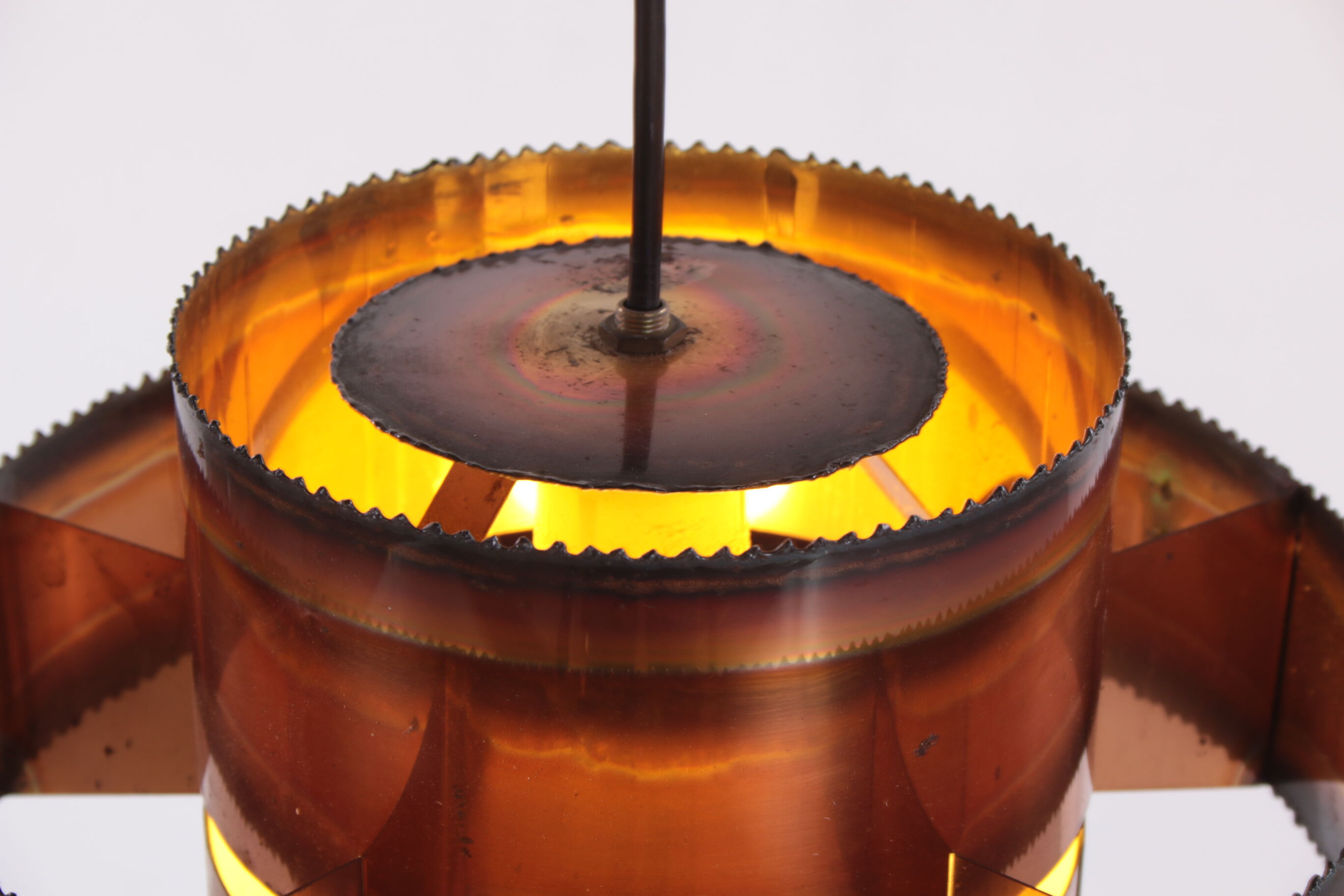 Brutalist Svend Aage Holm Sørensen Pendant Lamp