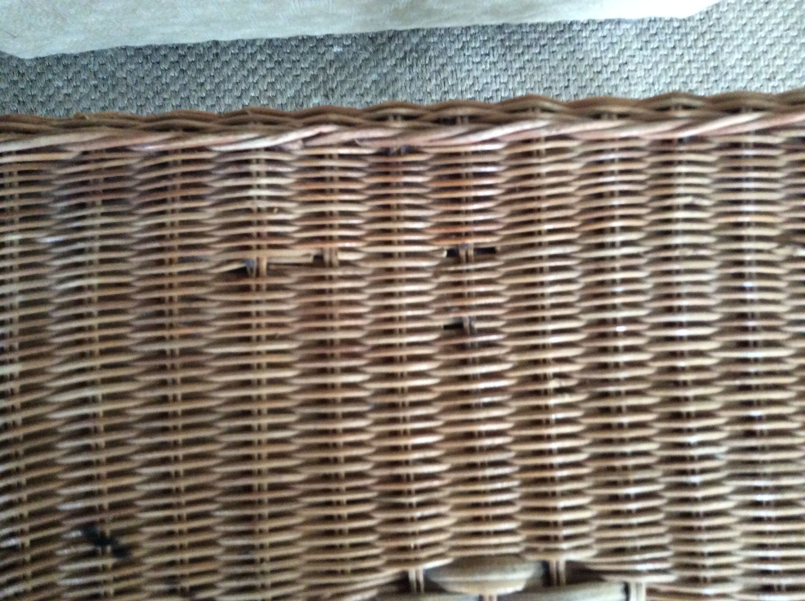 Rattan coffee table