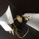 Pair of brass and perspex white /vintage 50-60s wall light