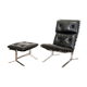 High armchair and ottoman Joker by Olivier Mourgue for Airborn, 1964