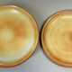 6 flat plates in sandstone of potter