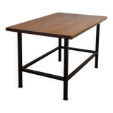 Industrial workshop style desk table