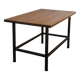 Industrial workshop style desk table
