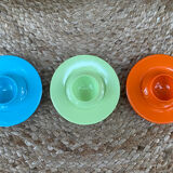 Trio of eggcups, 70s