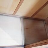 Vintage wardrobe with sliding doors