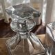 Crystal carafes with stoppers