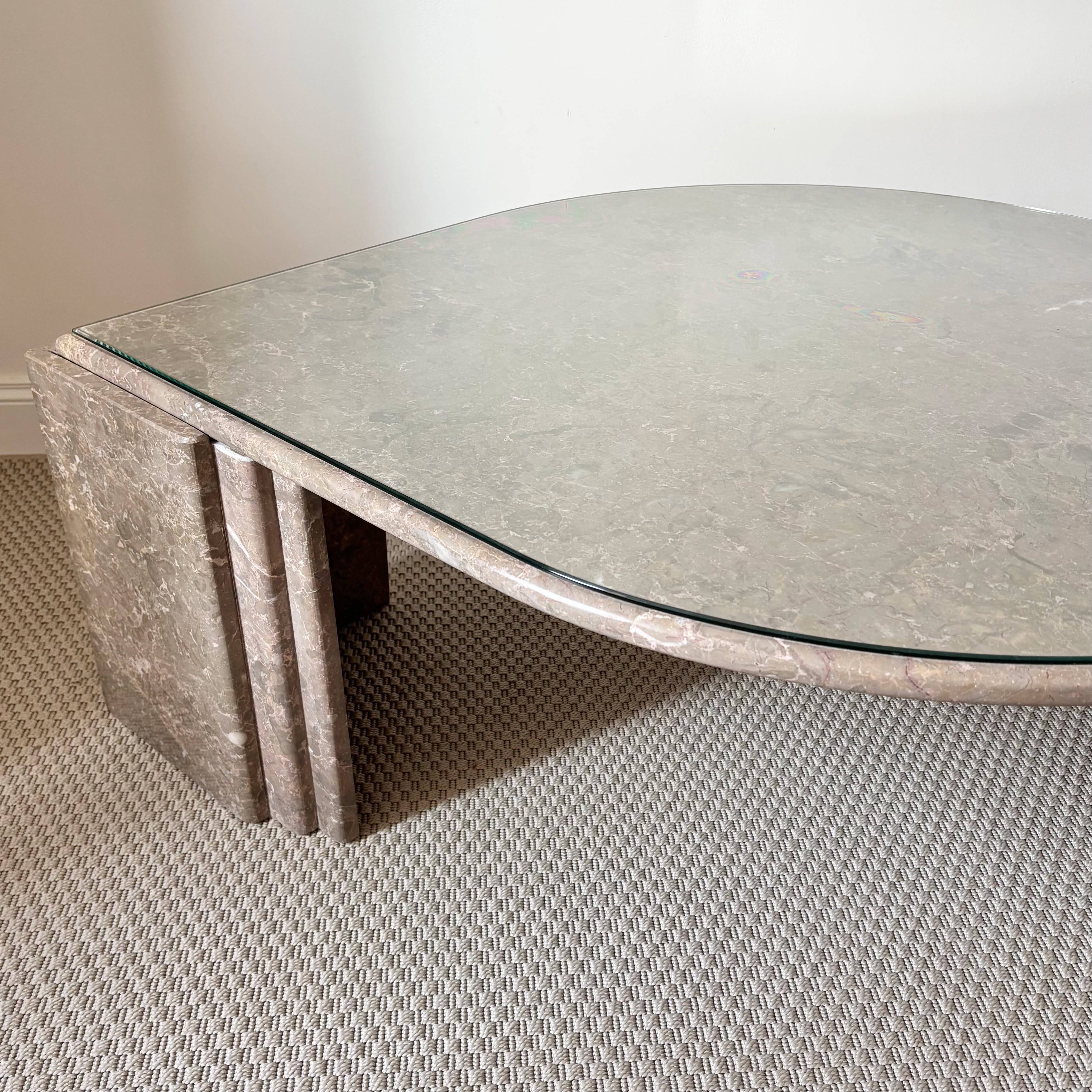 Roche Bobois marble coffee table