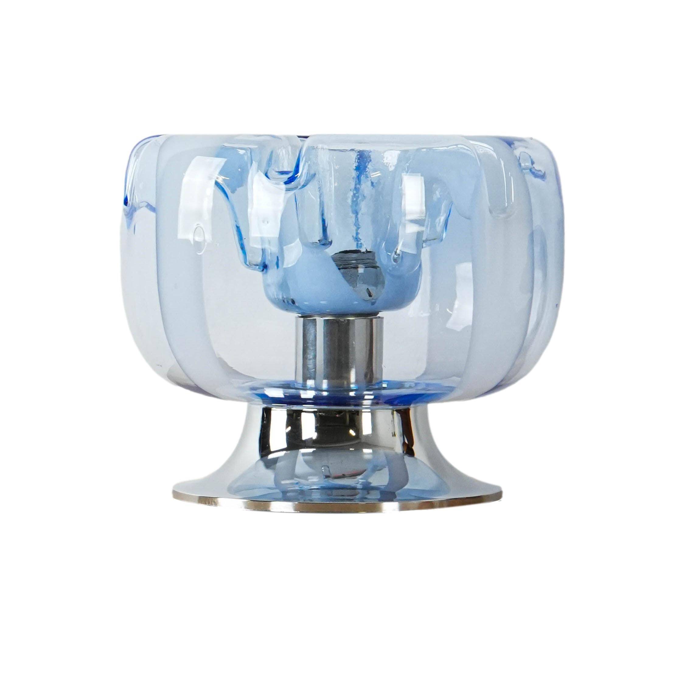 Table lamp, Murano glass, Italian design, 1970s, made in Italy