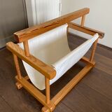 Vintage Scandinavian Sling Magazine Holder by Ate Van Apeldoorn, 1970s