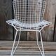 Chaise Wire Harry Bertoia, édition Knoll vintage restaurée