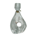Pied de lampe en cristal Daum années 60