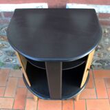 Low cabinet with curtains