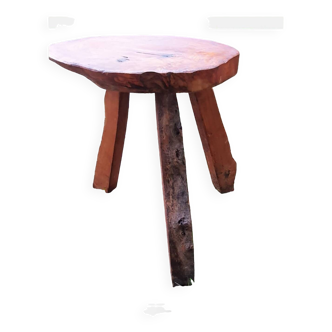 Table d'appoint tripode bois massif