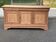 Louis Philippe rustic buffet, vintage, renovated in wood from the 1960s.