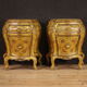 Pair of bedside tables in Venetian style from the 60s