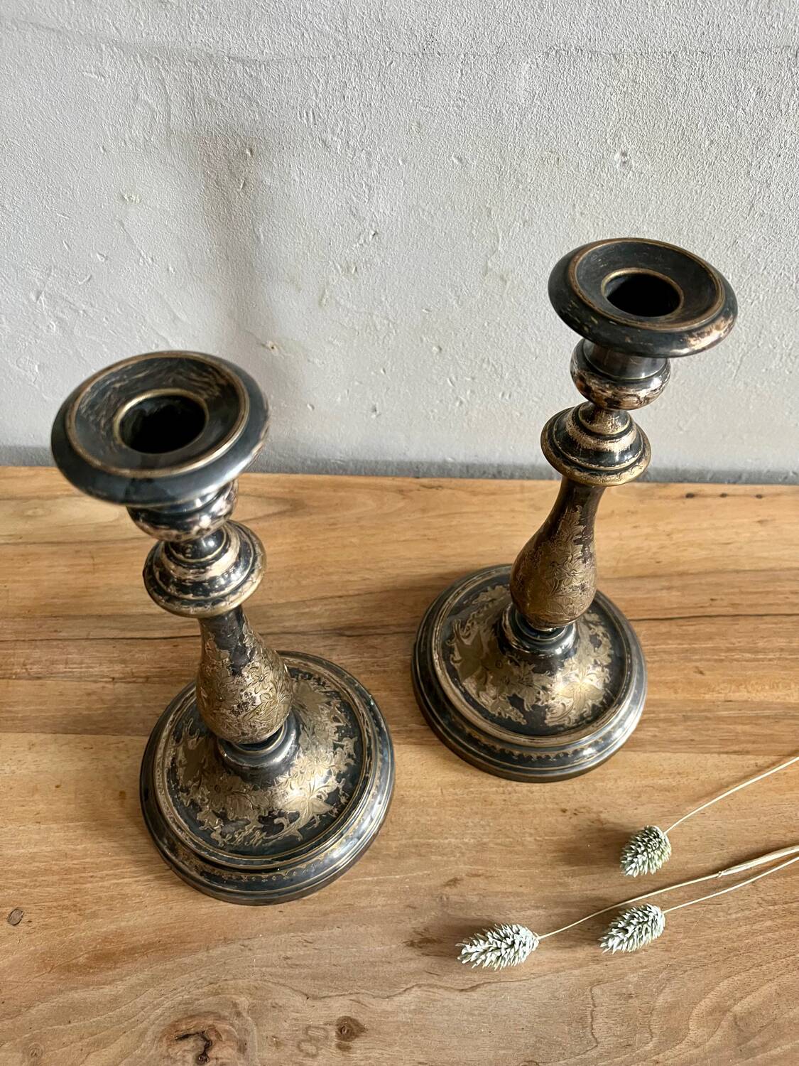 Paire de chandelier