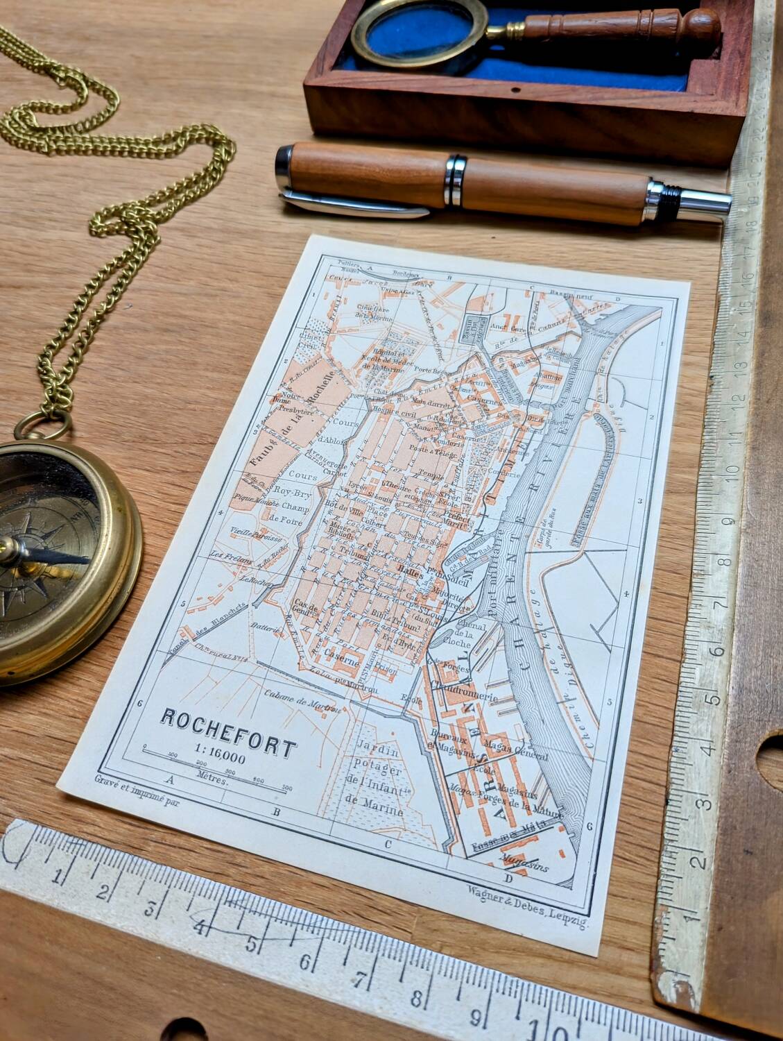 Printed in 1906, Rochefort, Charente-Maritime, France.