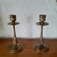 Pair of antique candle holders