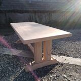 Monastery table made of solid oak.