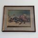 Still life with pomegranates and walnuts Oil painting on canvas signed, 1967, Italy