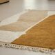 Traditional handmade pure wool beni ourain rug, size 2/3 m.