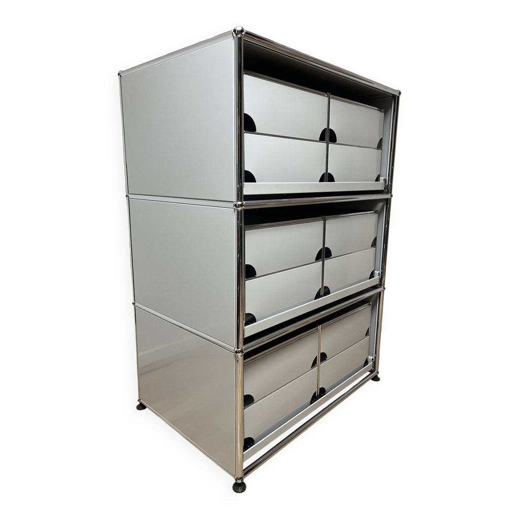 Commode USM Haller en Gris Clair | Selency