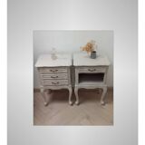 Pair of vintage bedside tables