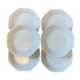 6 hollow plates in Limoges porcelain