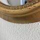 Vintage 1970s sun mirror witch's eye wood and gold - 42 cm