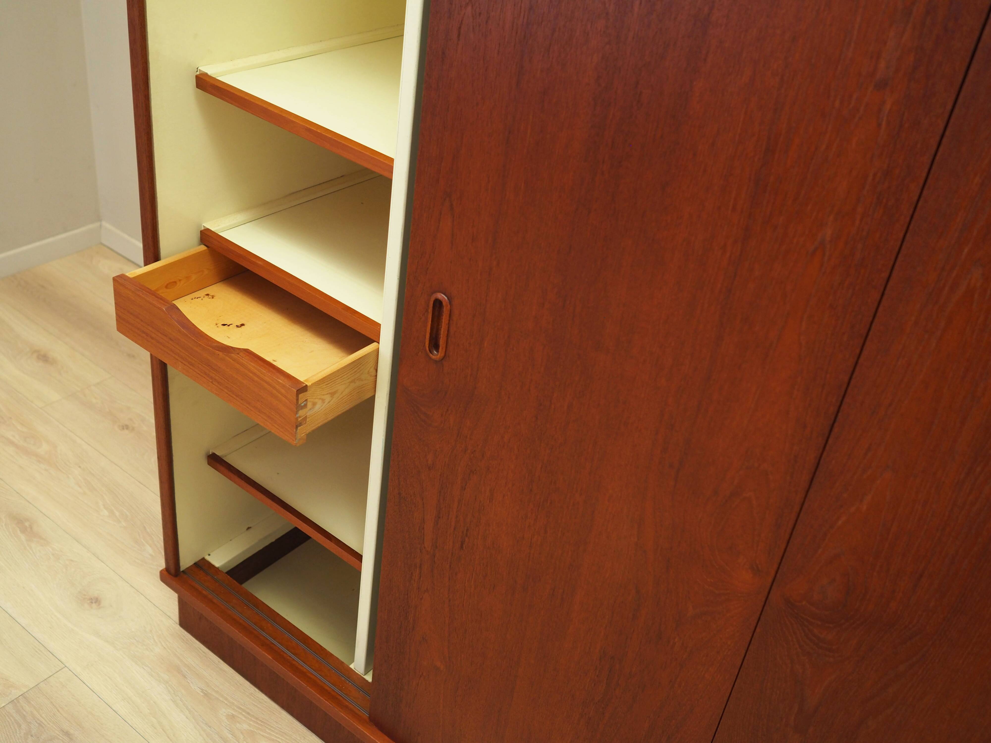 Teak wardrobe, Danish design, 1970s, produced in Denmark